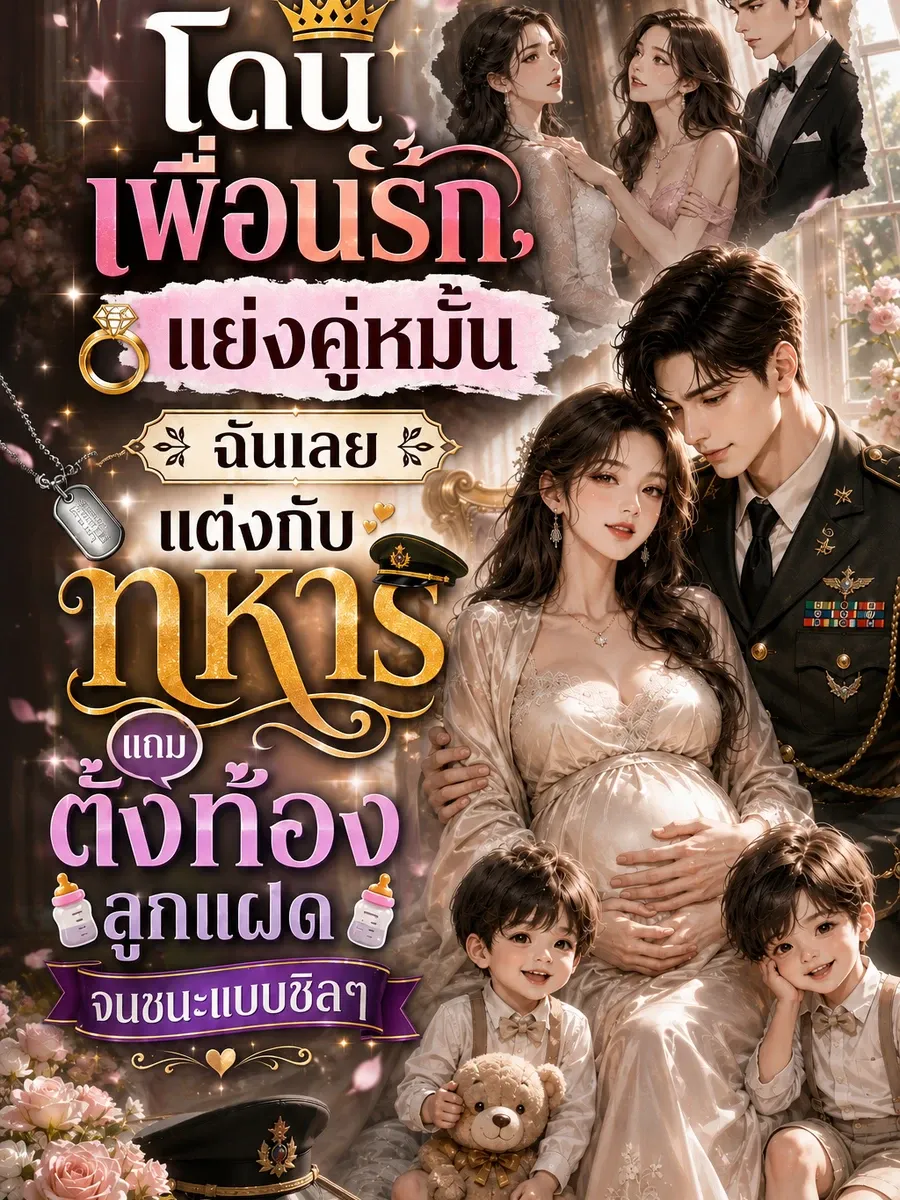 (จบ) โดนเพื่อนรักแย่งคู่หมั้น ฉันเลยแต่งกับทหารแถมตั้งท้องลูกแฝดจนชนะแบบชิลๆ