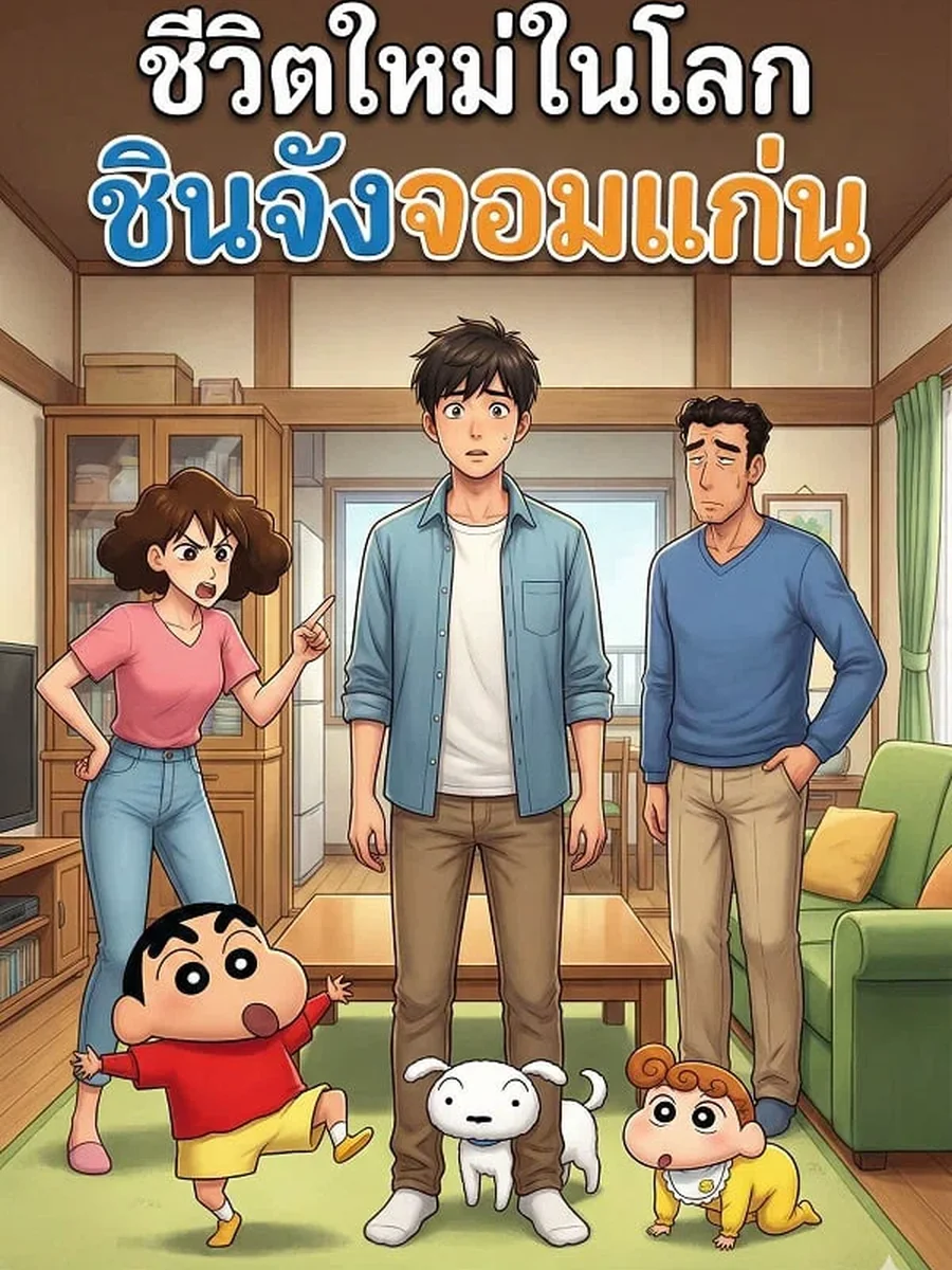 ชีวิตใหม่ในโลก ชินจังจอมแก่น