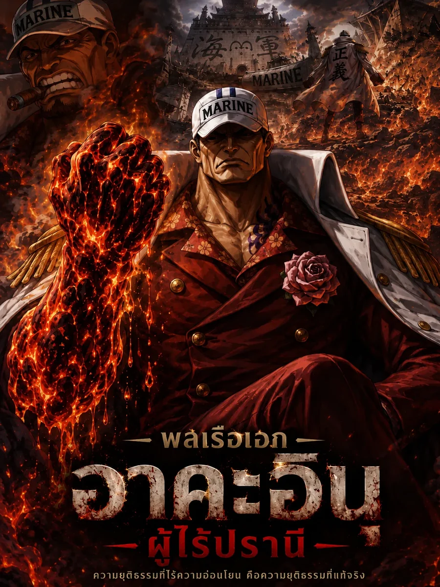 วันพีซ อาคะอินุ พลเรือเอกผู้ไร้ปรานี