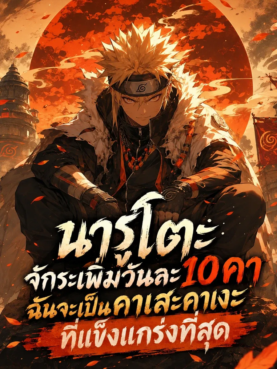 นารูโตะ: จักระเพิ่มวันละ 10 คา ฉันจะเป็นคาเสะคาเงะที่แข็งแกร่งที่สุด