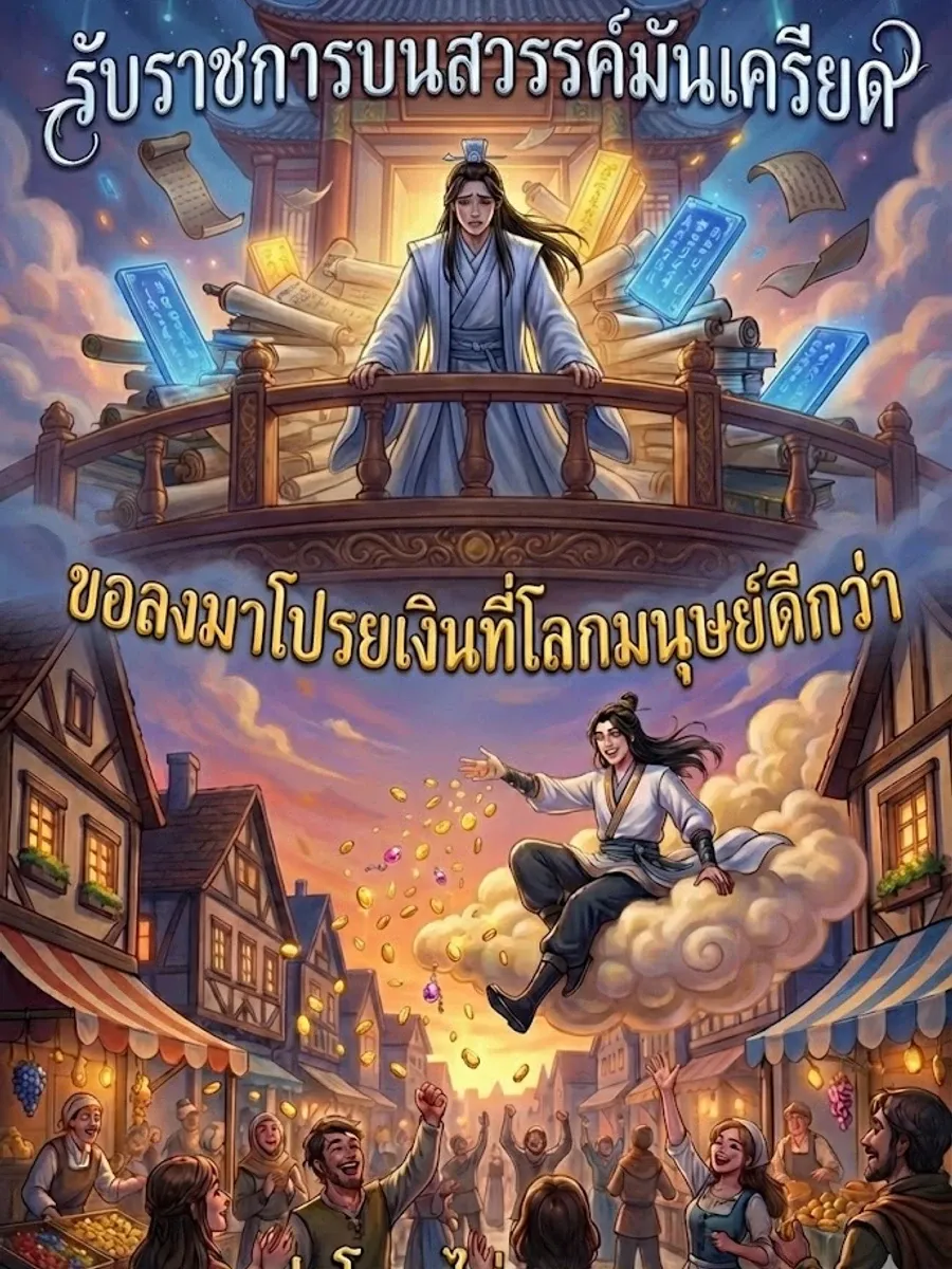 รับราชการบนสวรรค์มันเครียด ขอลงมาโปรยเงินที่โลกมนุษย์ดีกว่า