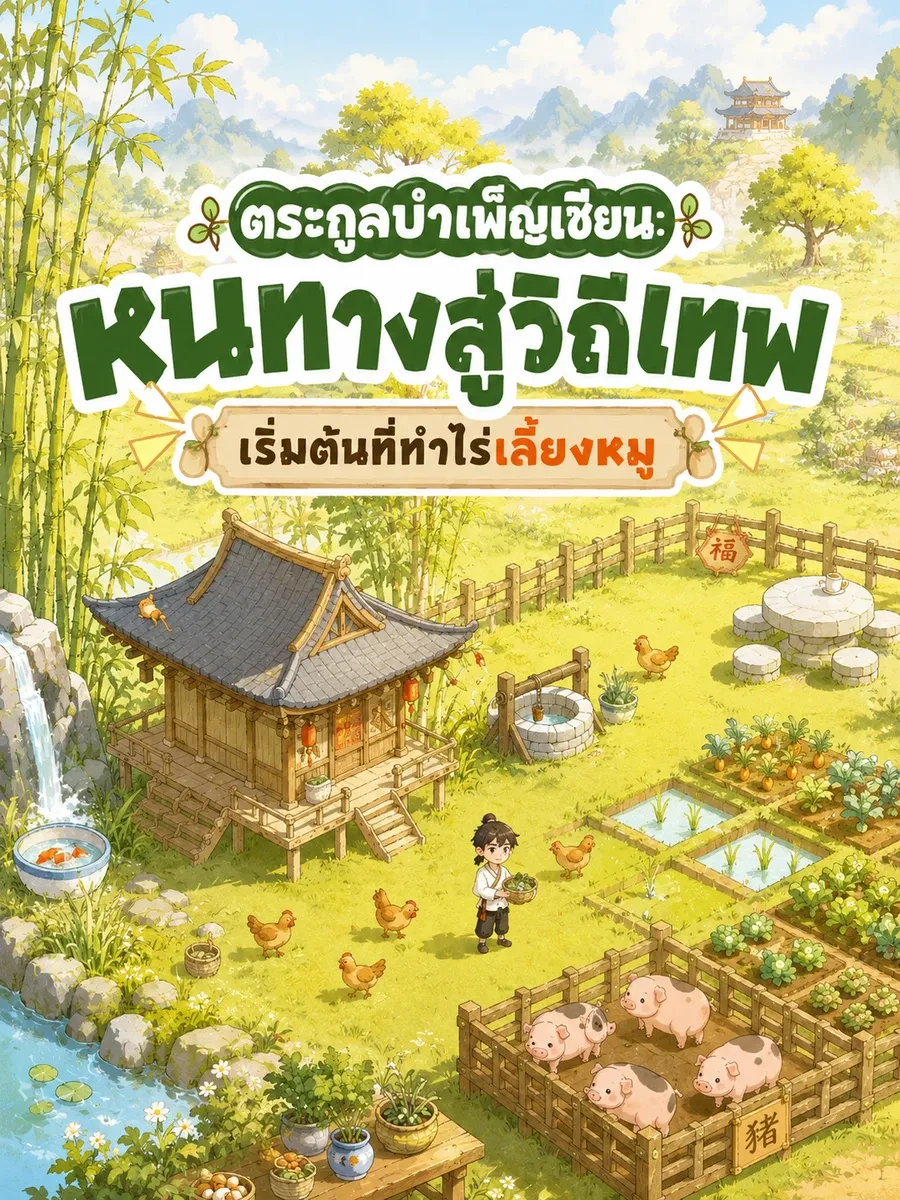(จบแลัว) ตระกูลบำเพ็ญเซียน: หนทางสู่วิถีเทพ เริ่มต้นที่ทำไร่เลี้ยงหมู