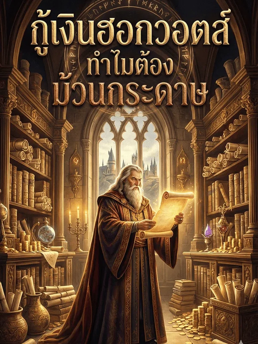 กู้เงินฮอกวอตส์ทำไมต้องม้วนกระดาษ