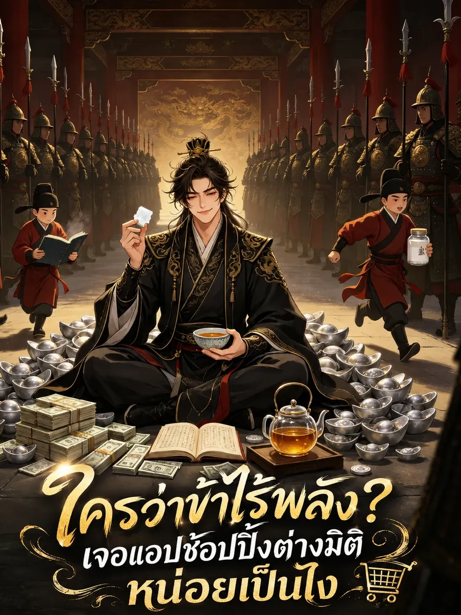 ใครว่าข้าไร้พลัง? เจอแอปช้อปปิ้งต่างมิติหน่อยเป็นไง