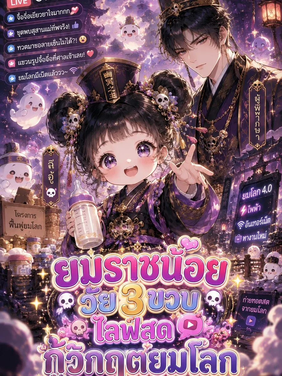 ยมราชน้อยวัย 3 ขวบ ไลฟ์สดกู้วิกฤตยมโลก