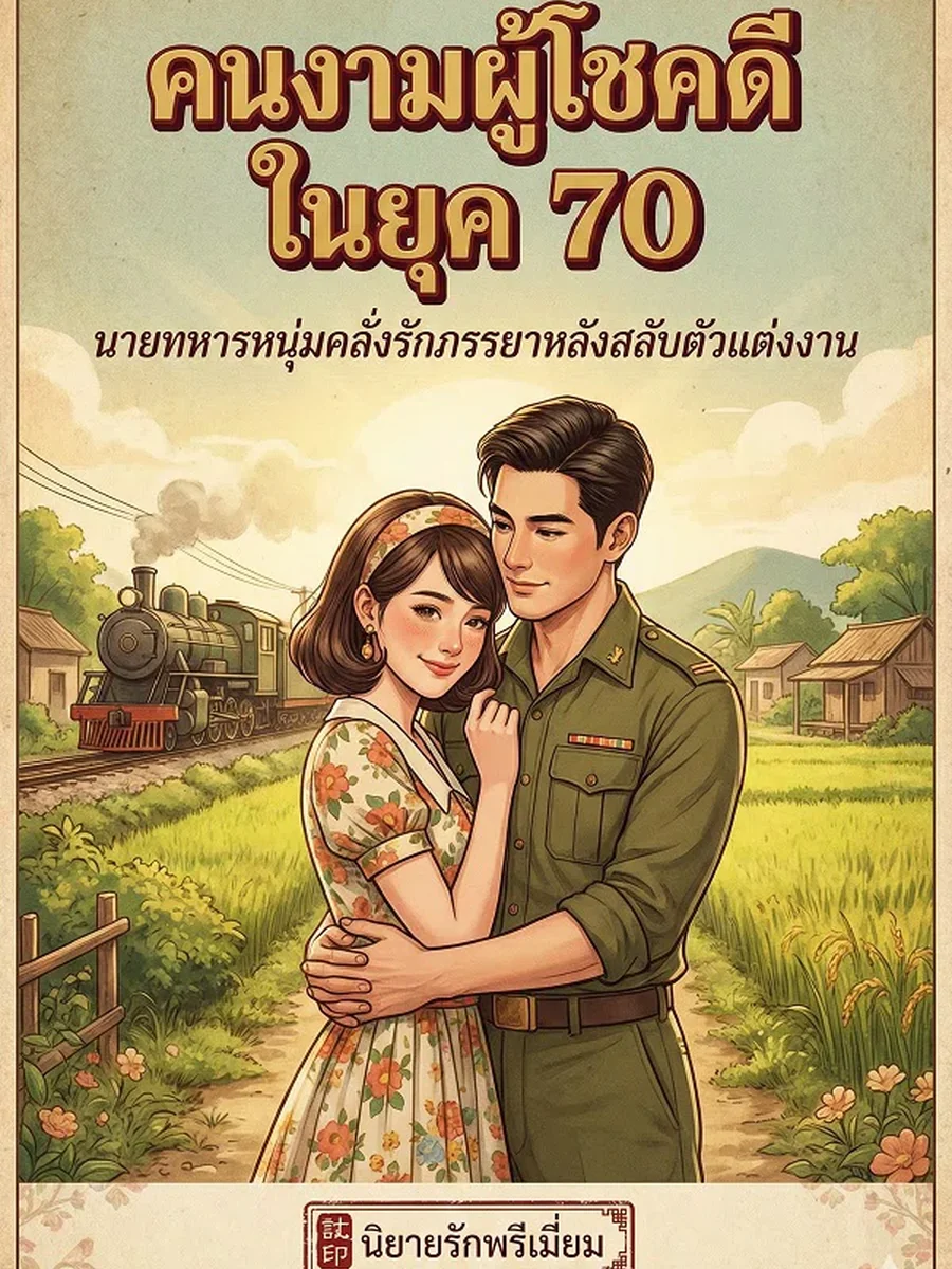 คนงามผู้โชคดีในยุค เจ็ดศูนย์ นายทหารหนุ่มคลั่งรักภรรยาหลังสลับตัวแต่งงาน