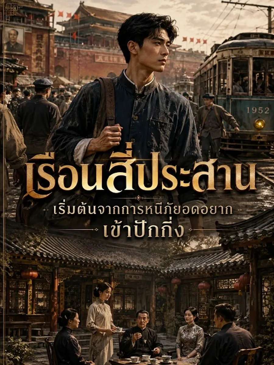 เรือนสี่ประสาน: เริ่มต้นจากการหนีภัยอดอยากเข้าปักกิ่ง