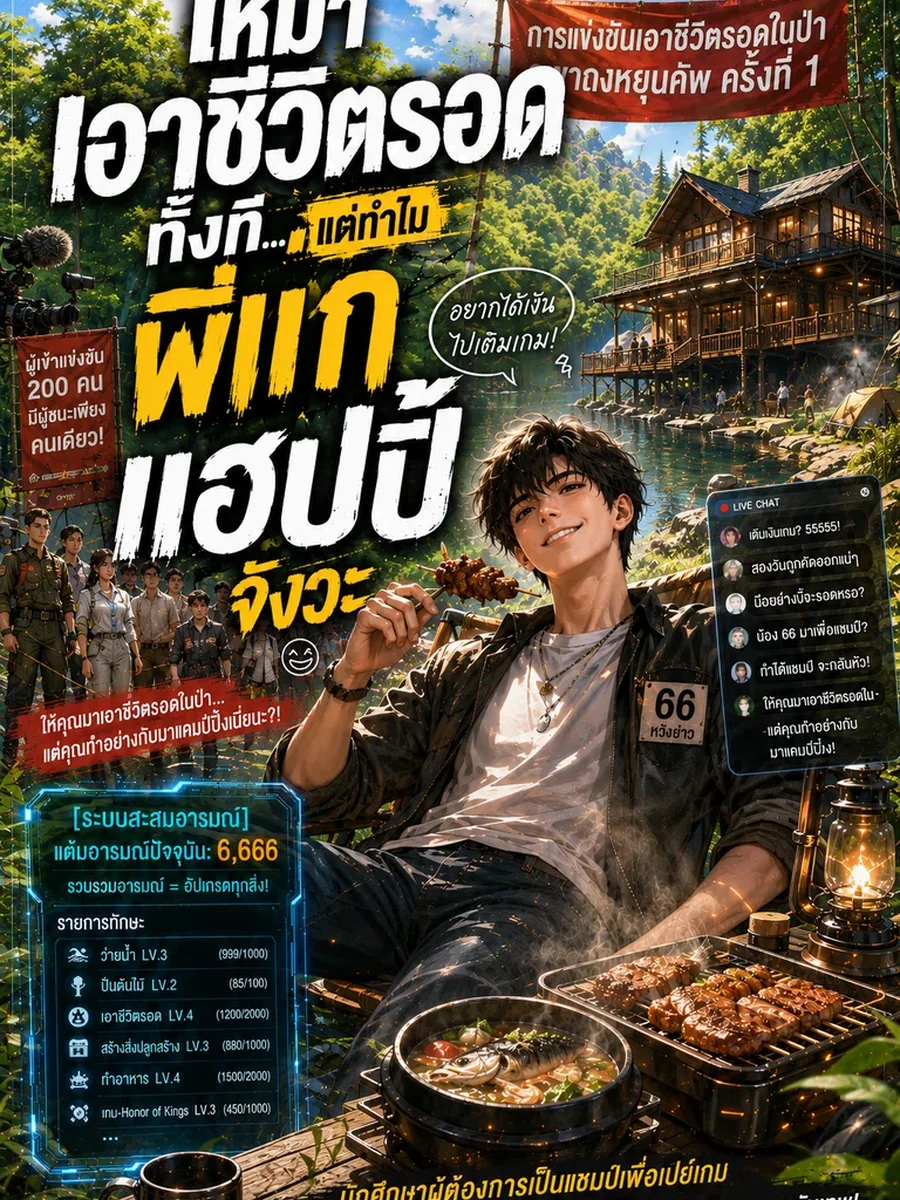 ให้มาเอาชีวิตรอดทั้งที แต่ทำไมพี่แกแฮปปี้จังวะ