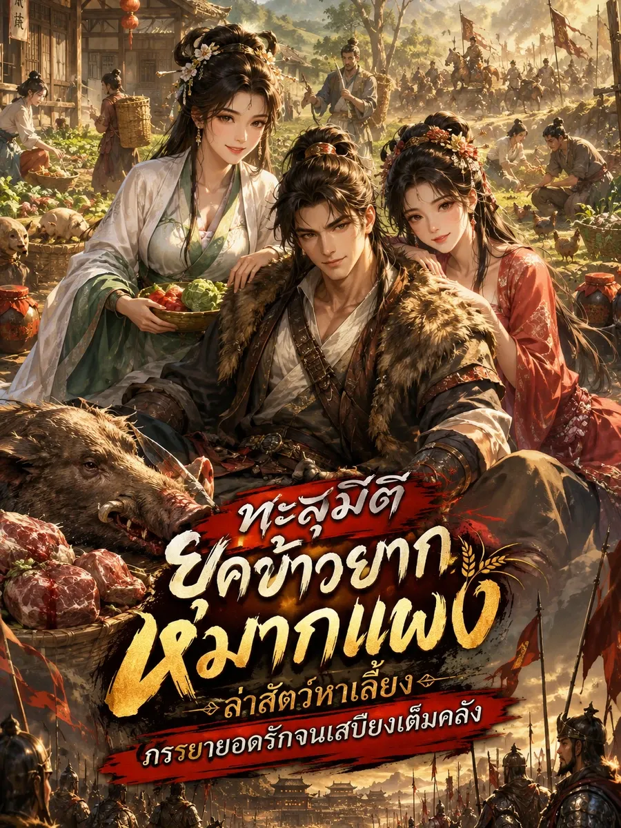 [จบแล้ว] ทะลุมิติยุคข้าวยากหมากแพง: ล่าสัตว์หาเลี้ยงภรรยายอดรักจนเสบียงเต็มคลัง