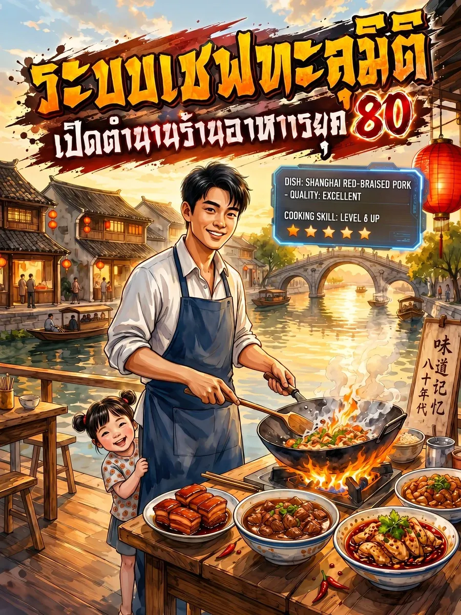 [ชนจีน] ระบบเชฟทะลุมิติ: เปิดตำนานร้านอาหารยุค 80