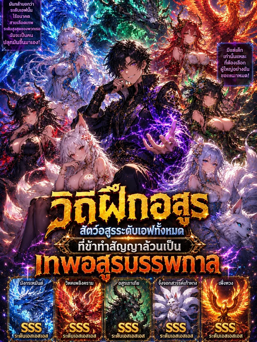 วิถีฝึกอสูร สัตว์อสูรระดับเอฟทั้งหมดที่ข้าทำสัญญาล้วนเป็นเทพอสูรบรรพกาล