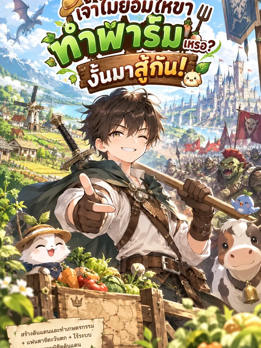 (ฟรี 200) เจ้าไม่ยอมให้ข้าทำฟาร์มเหรอ? งั้นมาสู้กัน!
