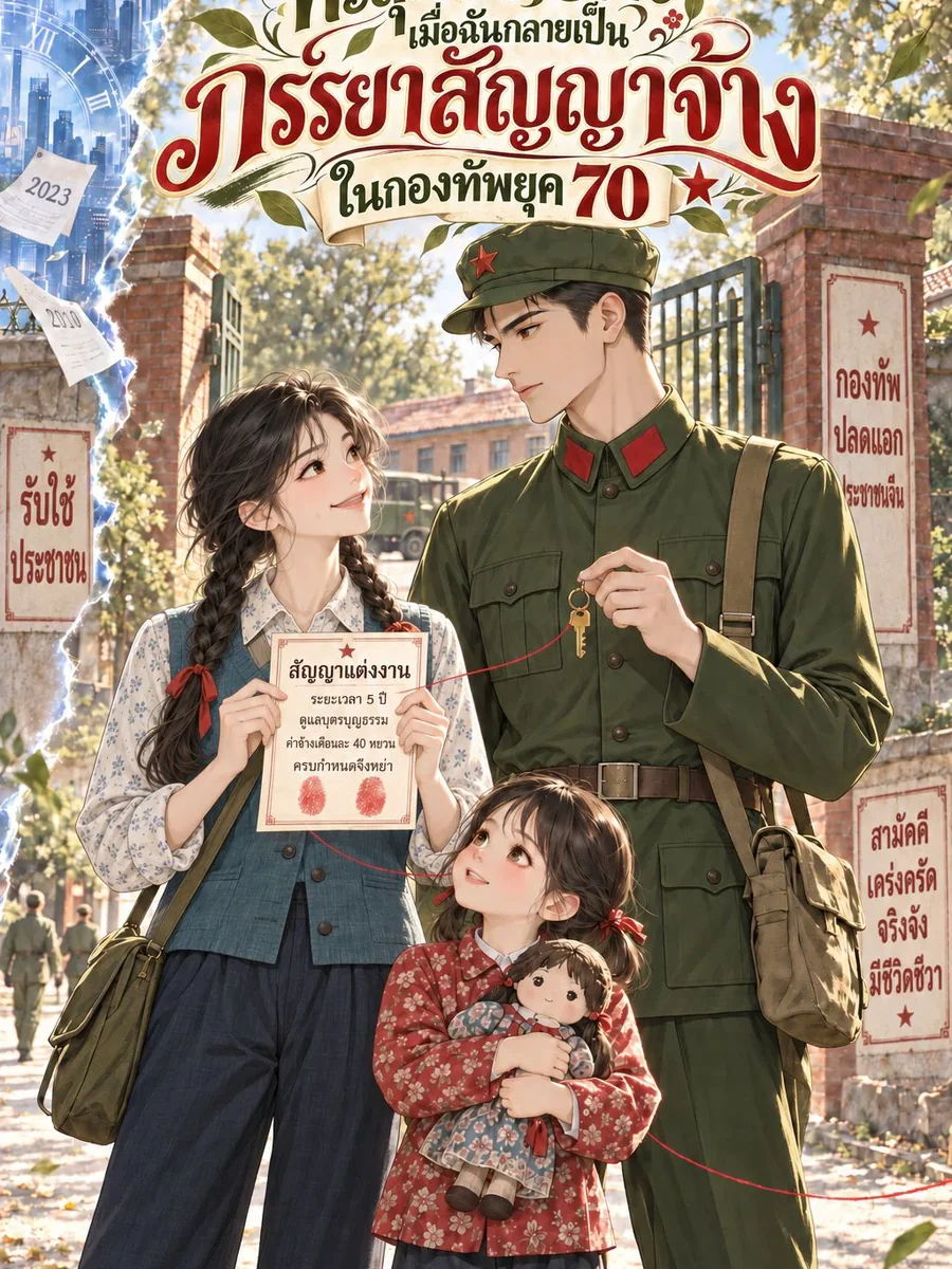 ทะลุมิติมาป่วน เมื่อฉันกลายเป็นภรรยาสัญญาจ้างในกองทัพยุคเจ็ดศูนย์