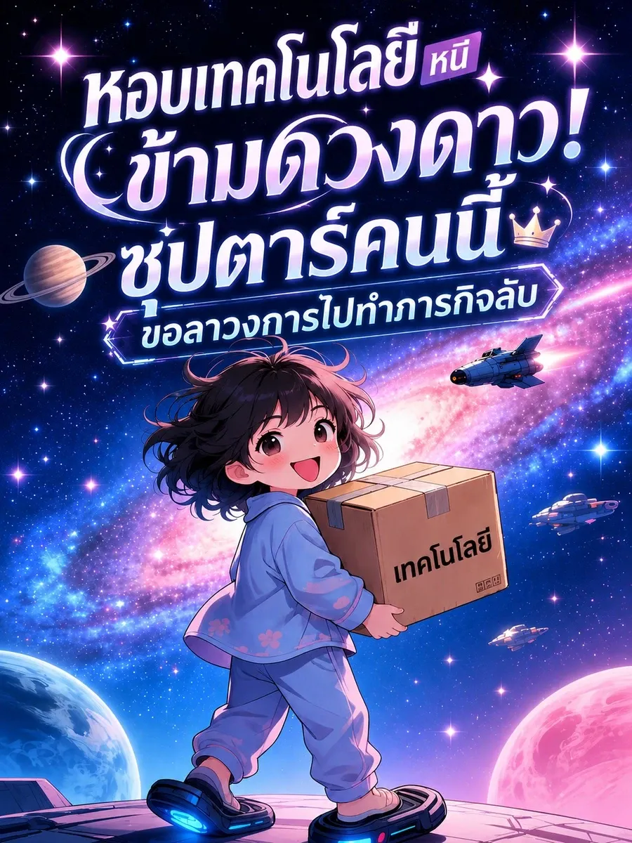 "หอบเทคโนโลยีหนีข้ามดวงดาว! ซุปตาร์คนนี้ขอลาวงการไปทำภารกิจลับ"