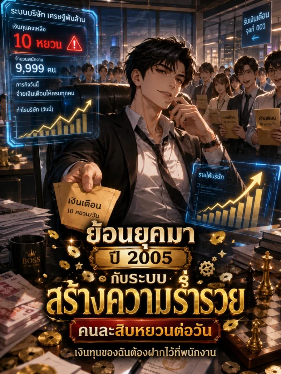 ย้อนยุคมาปี 2005 กับระบบสร้างความร่ำรวย: คนละสิบหยวนต่อวัน เงินทุนของฉันต้องฝากไว้ที่พนักงาน