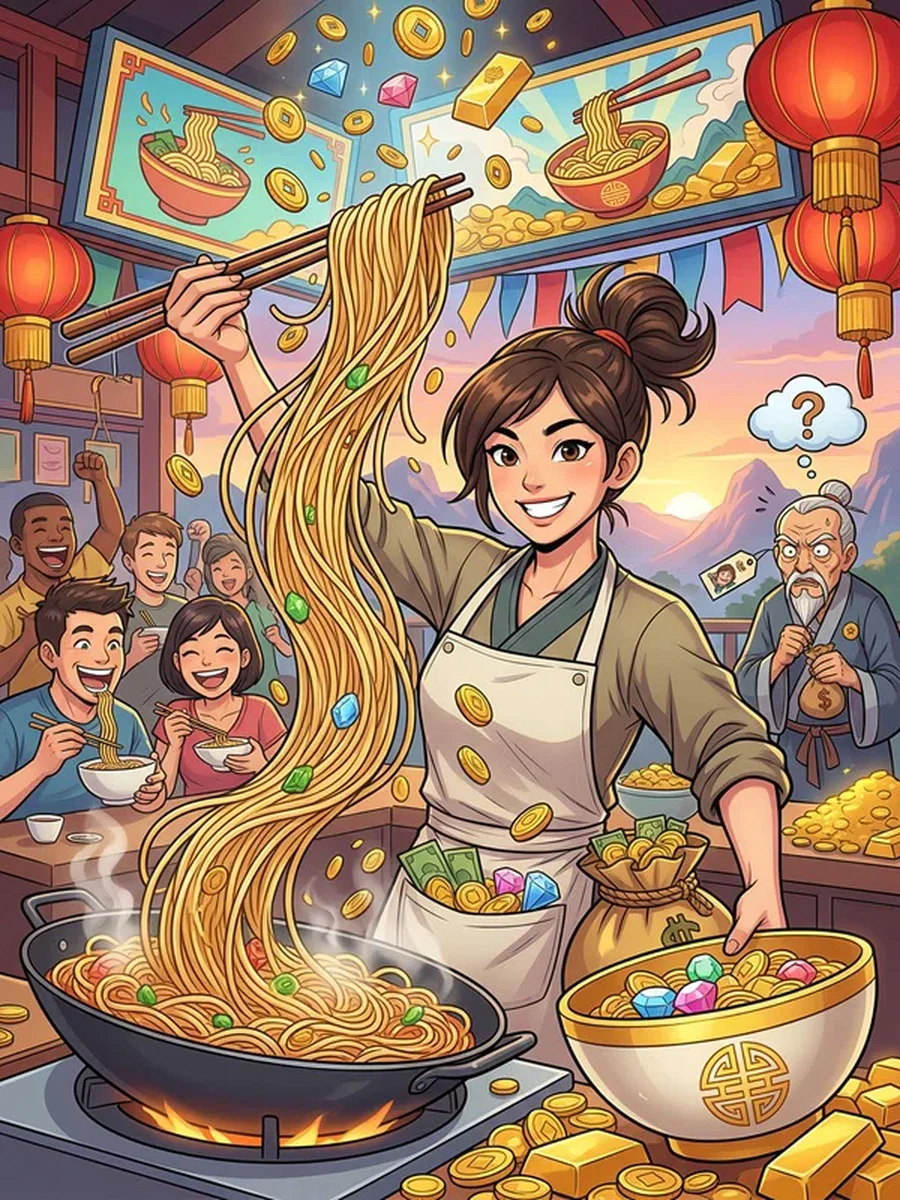 ถูกขายแล้วไง ใครแคร์ ขอเปิดร้านบะหมี่พลิกชะตาเป็นเศรษฐีนี