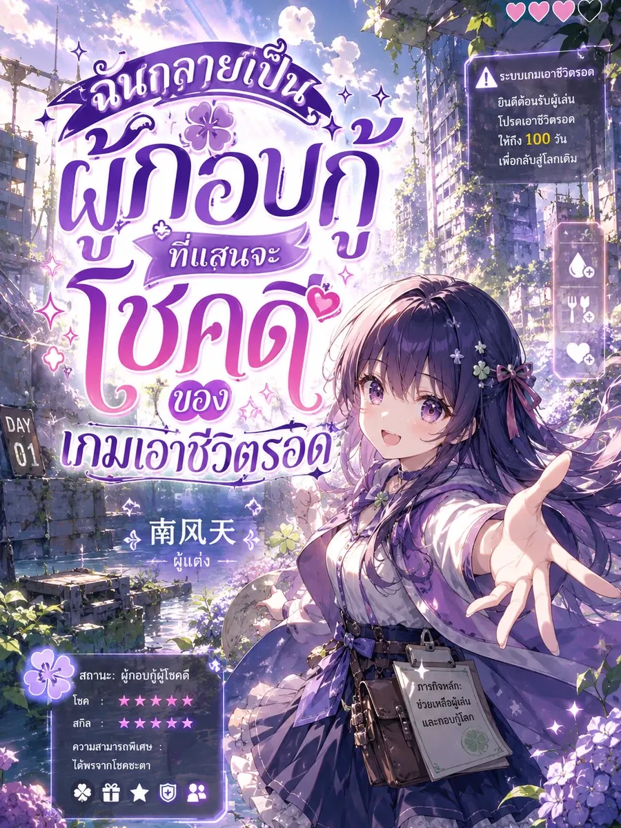 ฉันกลายเป็นผู้กอบกู้ที่แสนจะโชคดีของเกมเอาชีวิตรอด