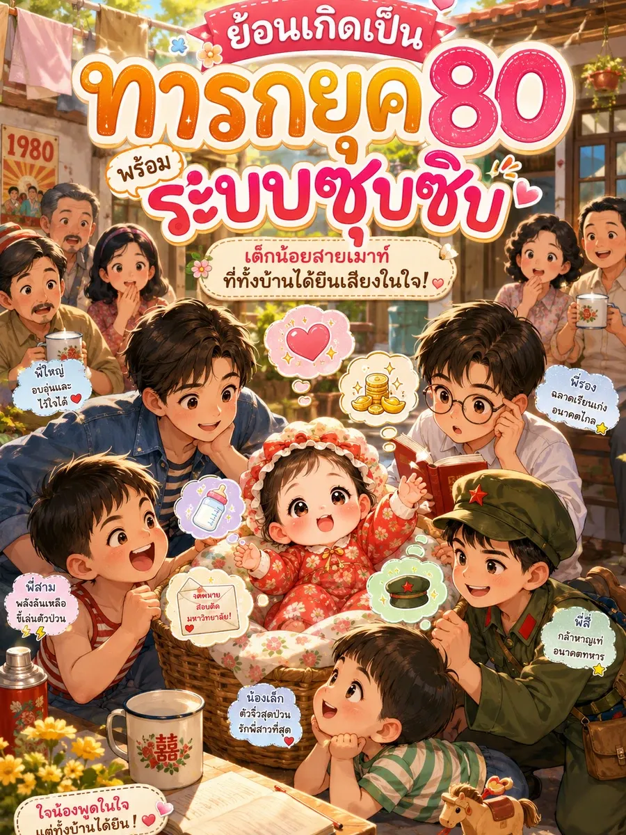 [จบแล้ว] ย้อนเกิดเป็นทารกยุค 80 พร้อมระบบซุบซิบ