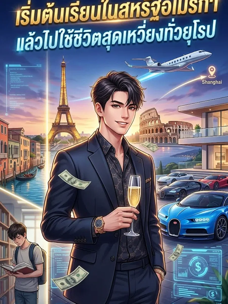 เริ่มต้นเรียนในสหรัฐอเมริกา แล้วไปใช้ชีวิตสุดเหวี่ยงทั่วยุโรป