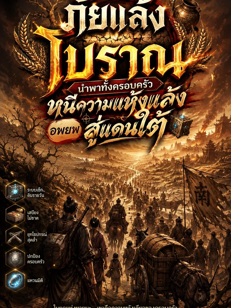 ภัยแล้งโบราณ นำพาทั้งครอบครัวหนีความแห้งแล้งอพยพสู่แดนใต้