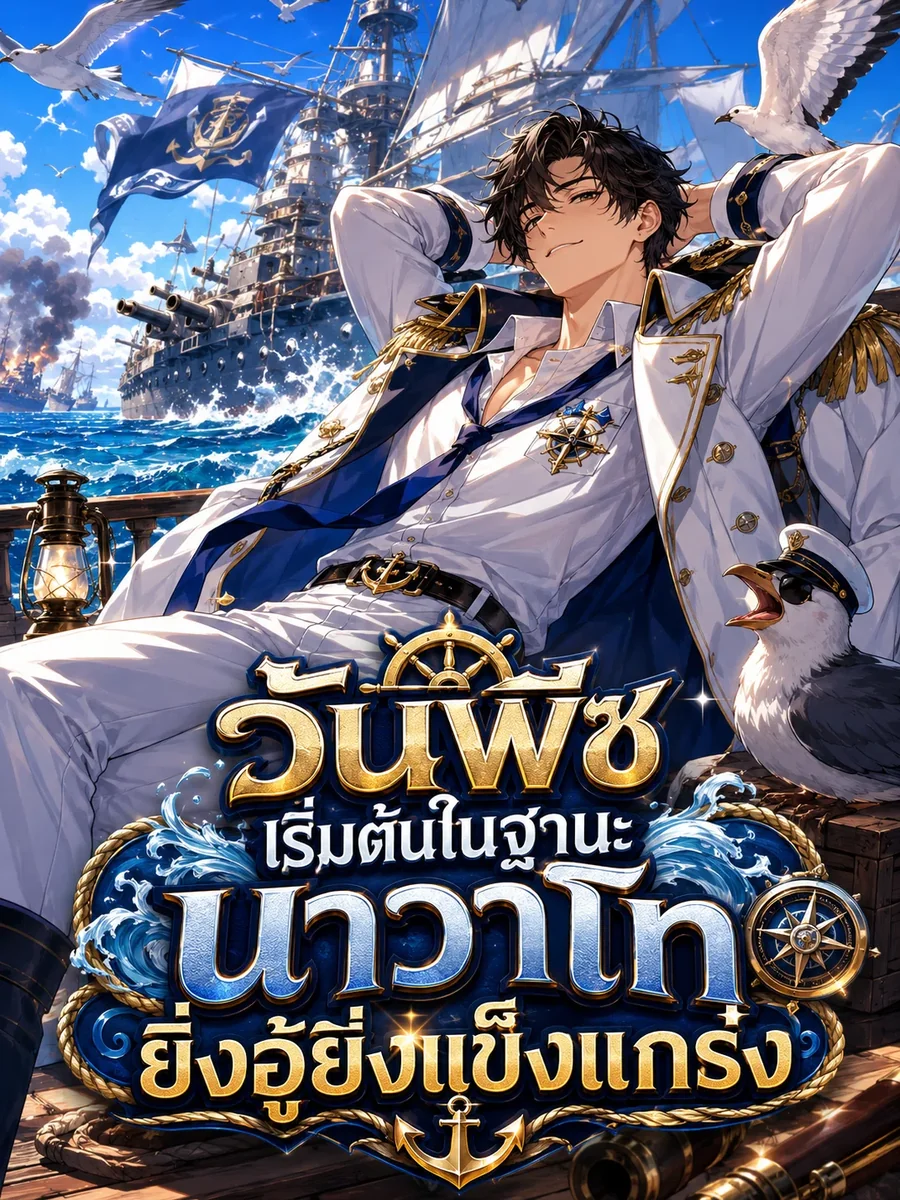 วันพีซ เริ่มต้นในฐานะนาวาโท ยิ่งอู้ยิ่งแข็งแกร่ง