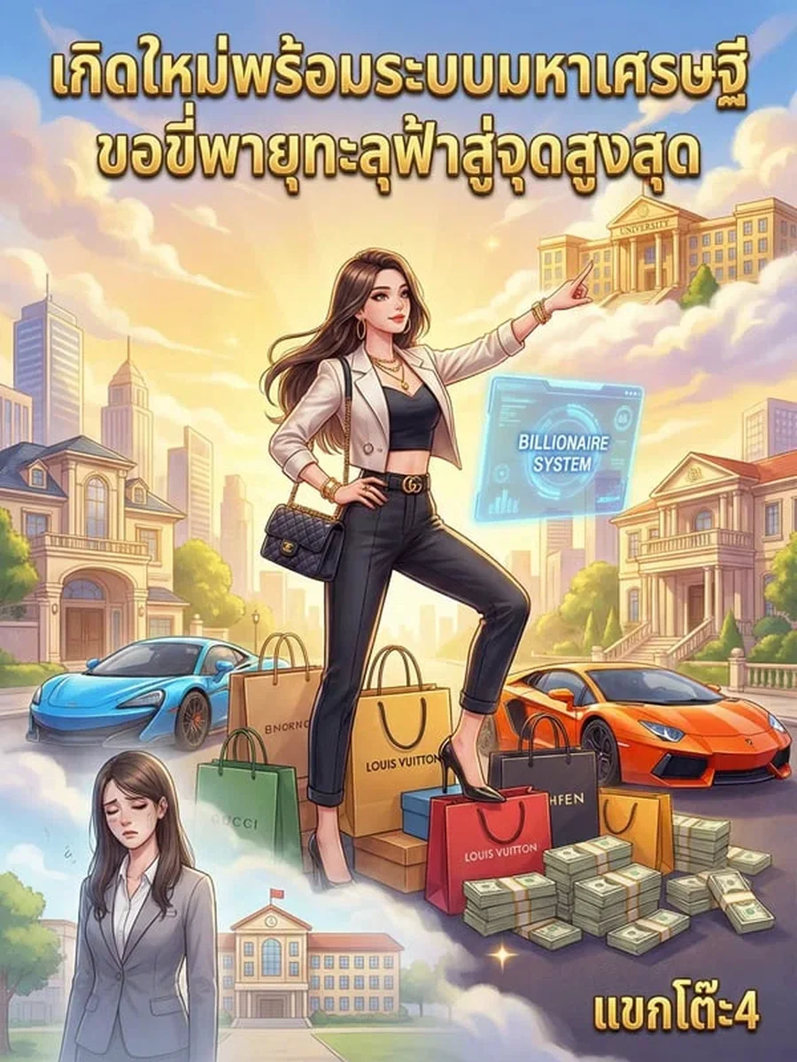เกิดใหม่พร้อมระบบมหาเศรษฐี ขอขี่พายุทะลุฟ้าสู่จุดสูงสุด