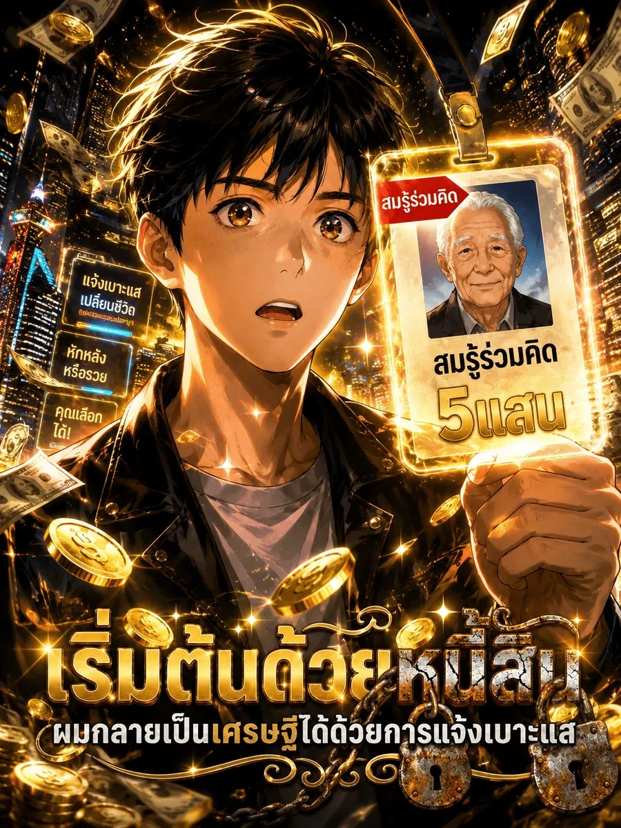 [อ่านฟรี100ตอน] เริ่มต้นด้วยหนี้สิน ผมกลายเป็นเศรษฐีได้ด้วยการแจ้งเบาะแส