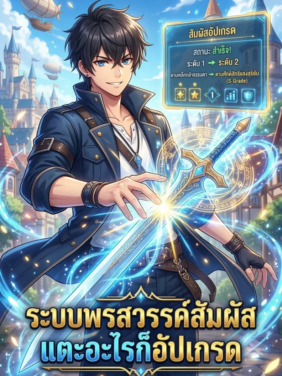 ระบบพรสวรรค์สัมผัส แตะอะไรก็อัปเกรด