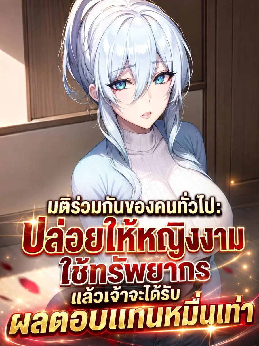 มติร่วมกันของคนทั่วไป: ปล่อยให้หญิงงามใช้ทรัพยากร แล้วเจ้าจะได้รับผลตอบแทนหมื่นเท่า