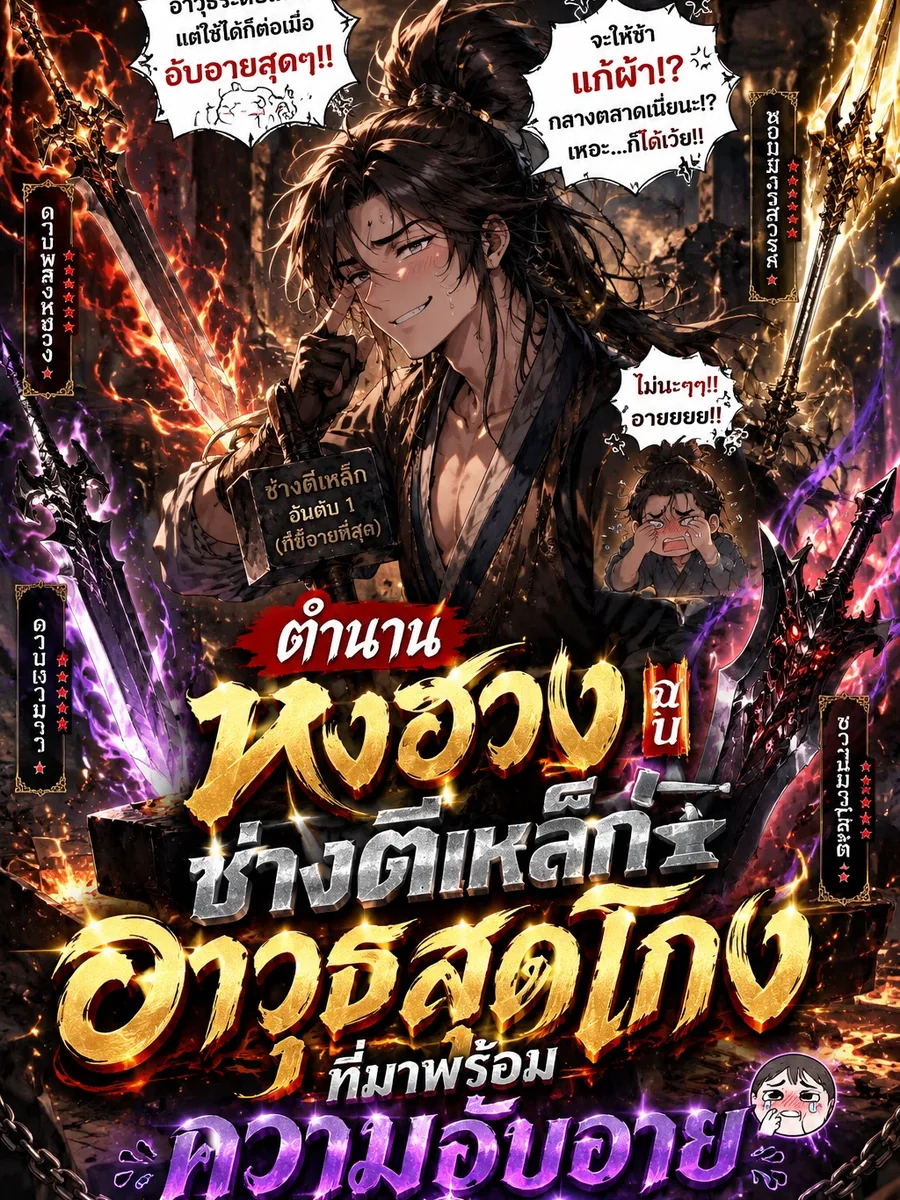 ตำนานหงฮวงฉบับช่างตีเหล็กอาวุธสุดโกงที่มาพร้อมความอับอาย