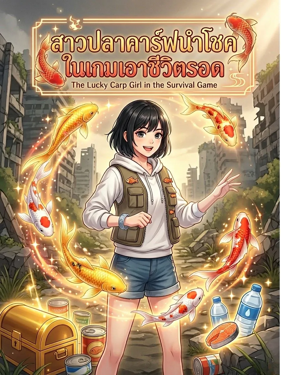 สาวปลาคาร์ฟนำโชคในเกมเอาชีวิตรอด