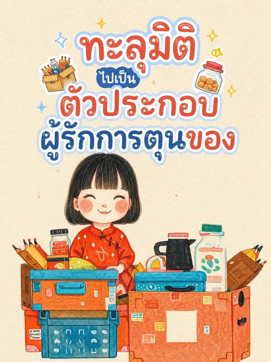 "ทะลุมิติไปเป็นตัวประกอบผู้รักการตุนของ"