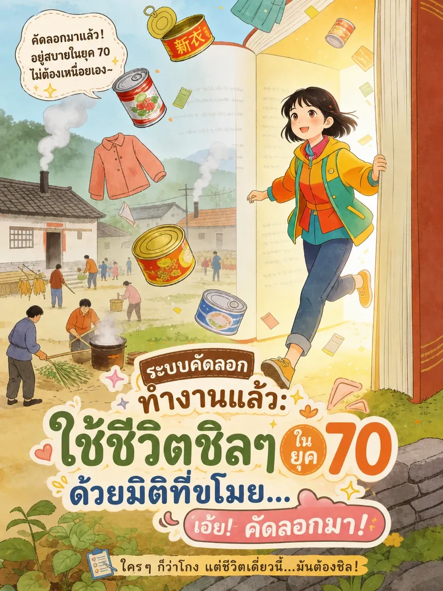(จบแล้ว) ระบบคัดลอกทำงานแล้ว: ใช้ชีวิตชิลๆ ในยุค 70 ด้วยมิติที่ขโมย... เอ้ย คัดลอกมา!