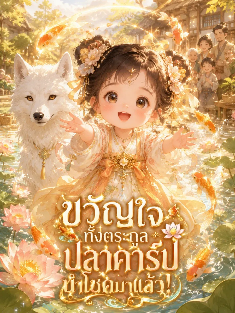 ขวัญใจทั้งตระกูล ปลาคาร์ปนำโชคมาแล้ว!