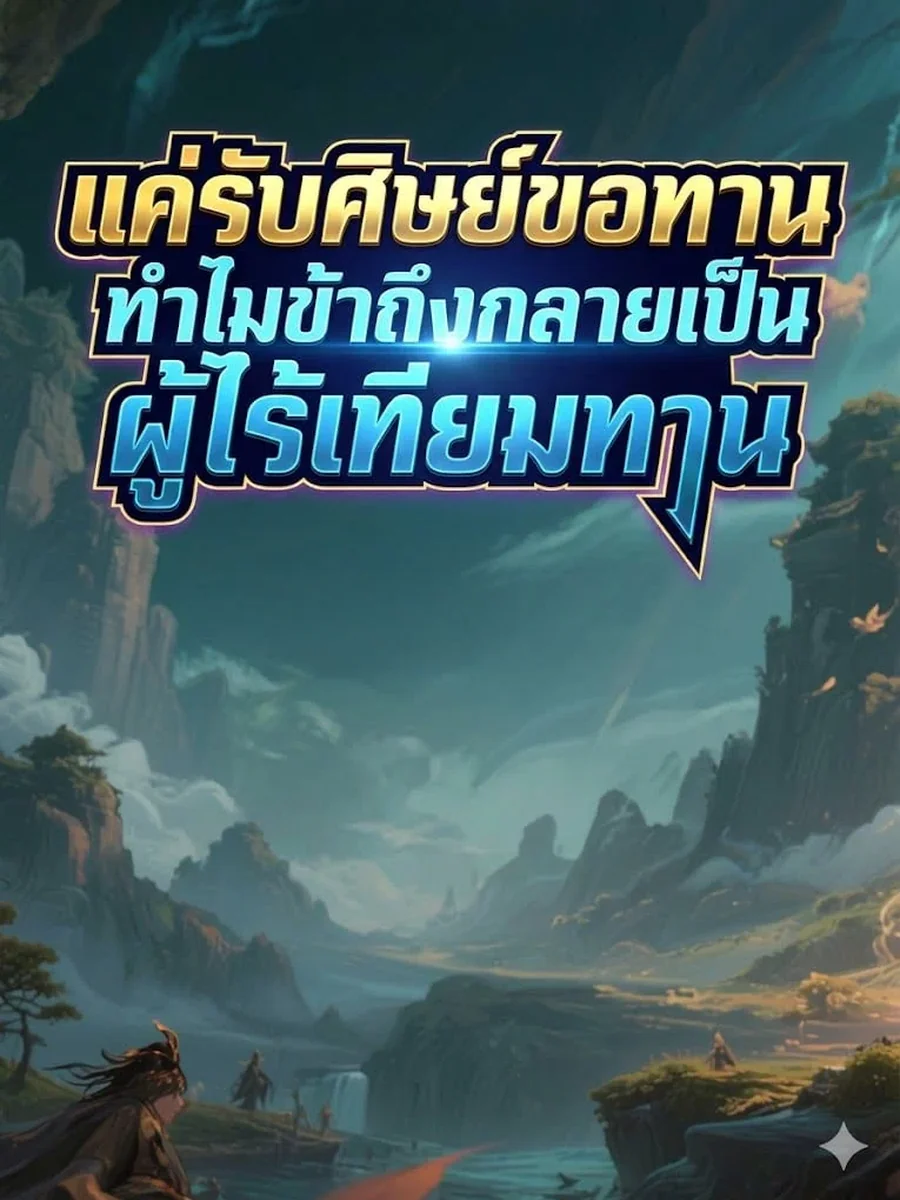 แค่รับศิษย์ขอทาน ทำไมข้าถึงกลายเป็นผู้ไร้เทียมทาน