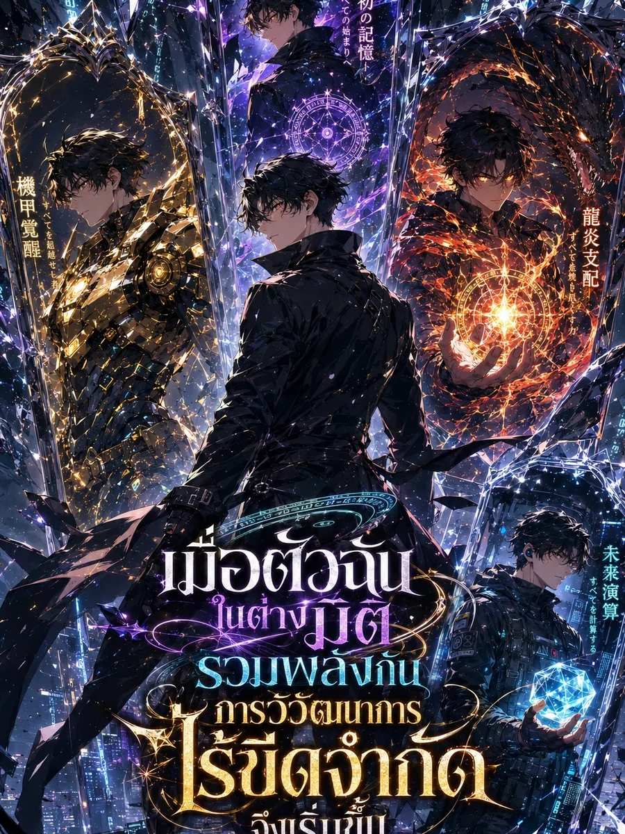 เมื่อตัวฉันในต่างมิติรวมพลังกัน การวิวัฒนาการไร้ขีดจำกัดจึงเริ่มขึ้น