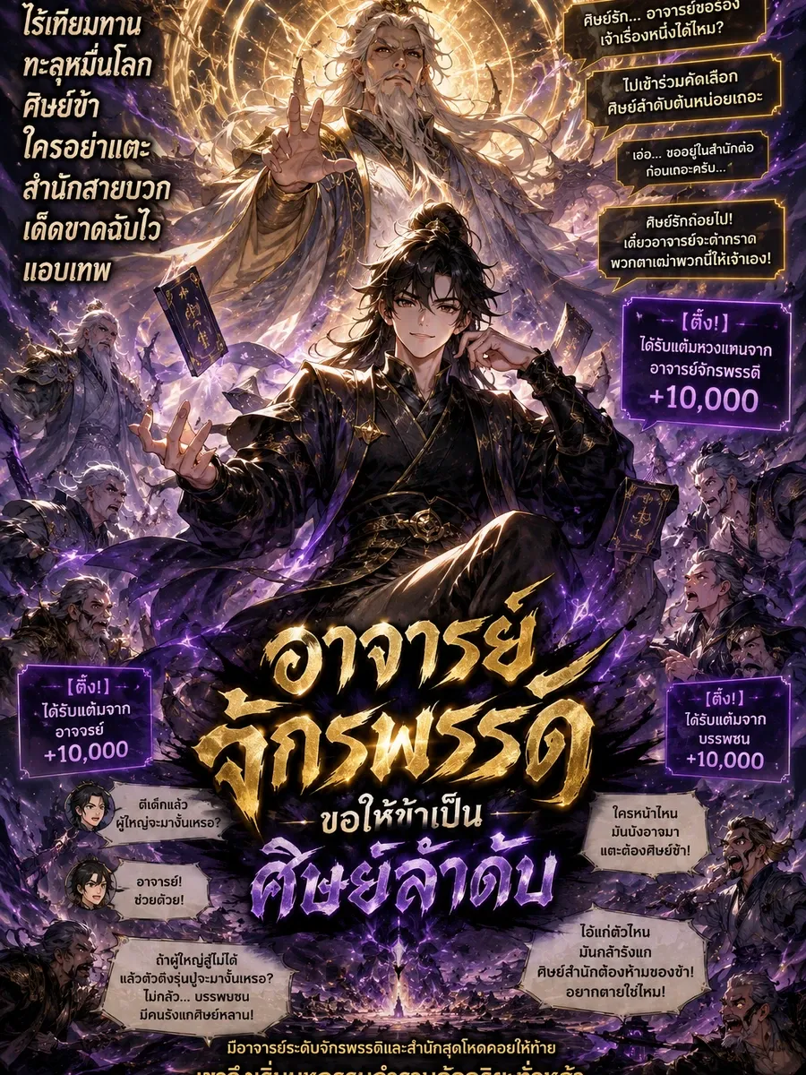 อาจารย์จักรพรรดิ ขอให้ข้าเป็นศิษย์ลำดับ