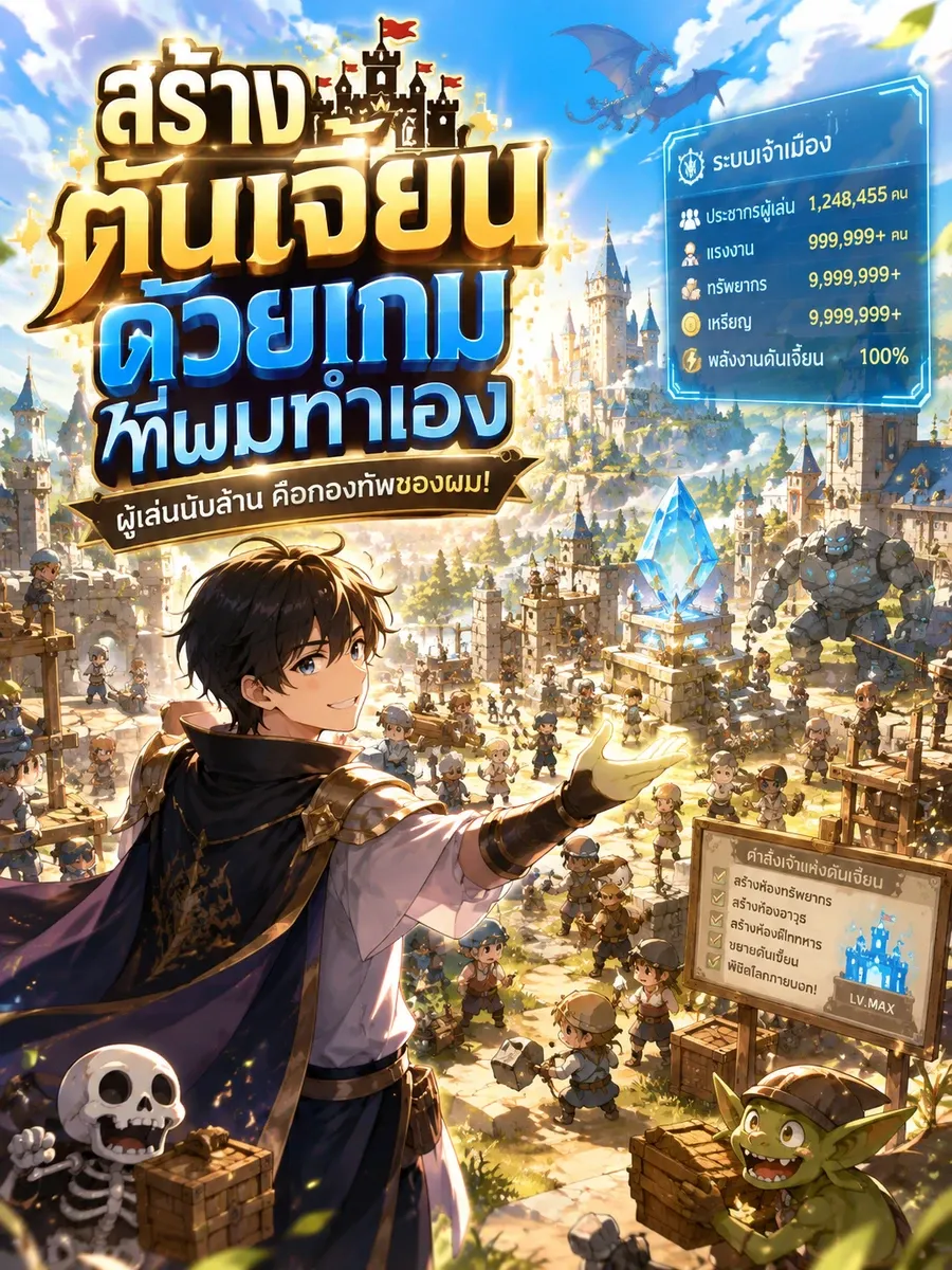 สร้างดันเจี้ยนด้วยเกมที่ผมทำเอง