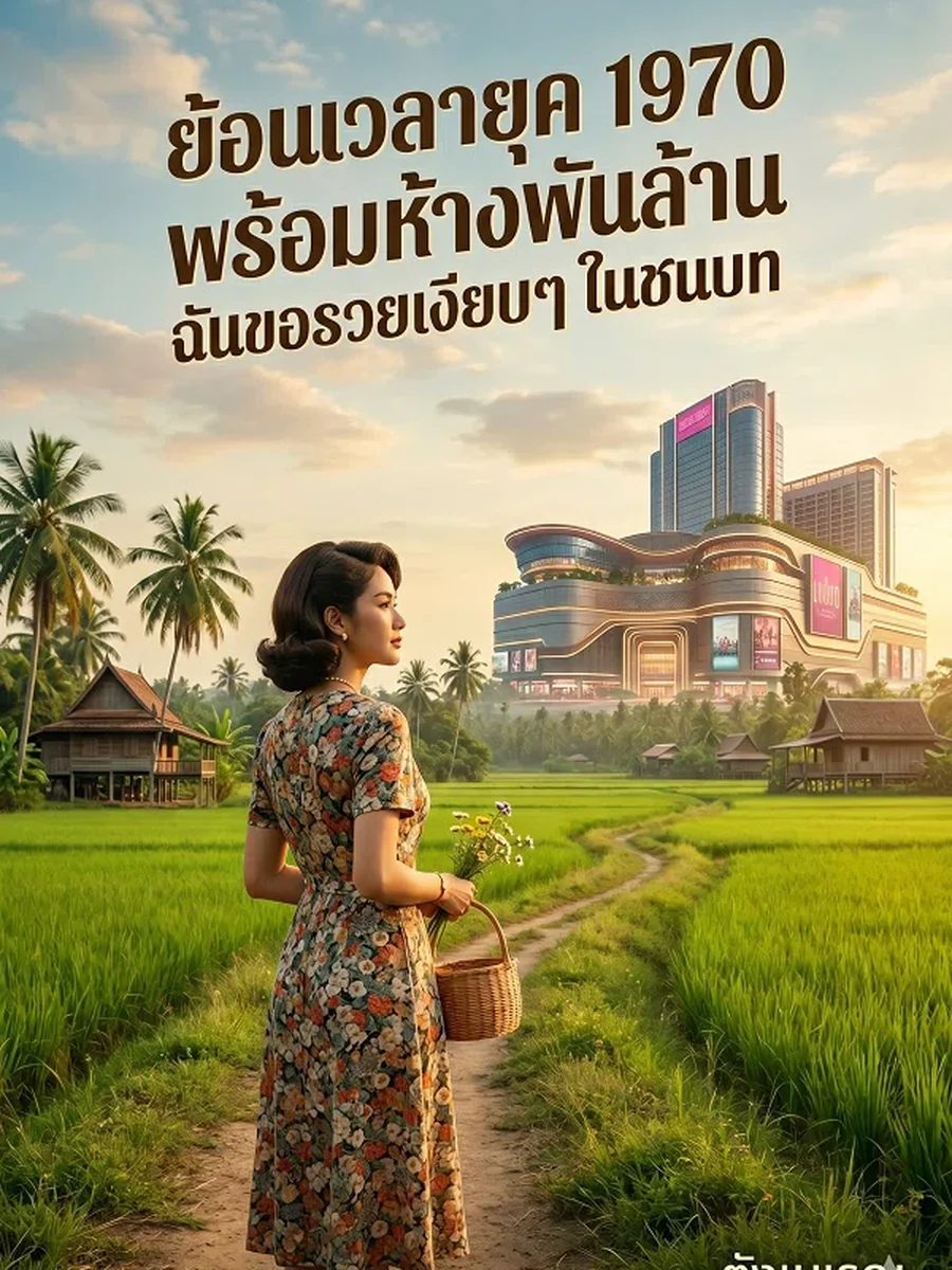 ย้อนเวลายุค 1970 พร้อมห้างพันล้าน ฉันขอรวยเงียบๆ ในชนบท