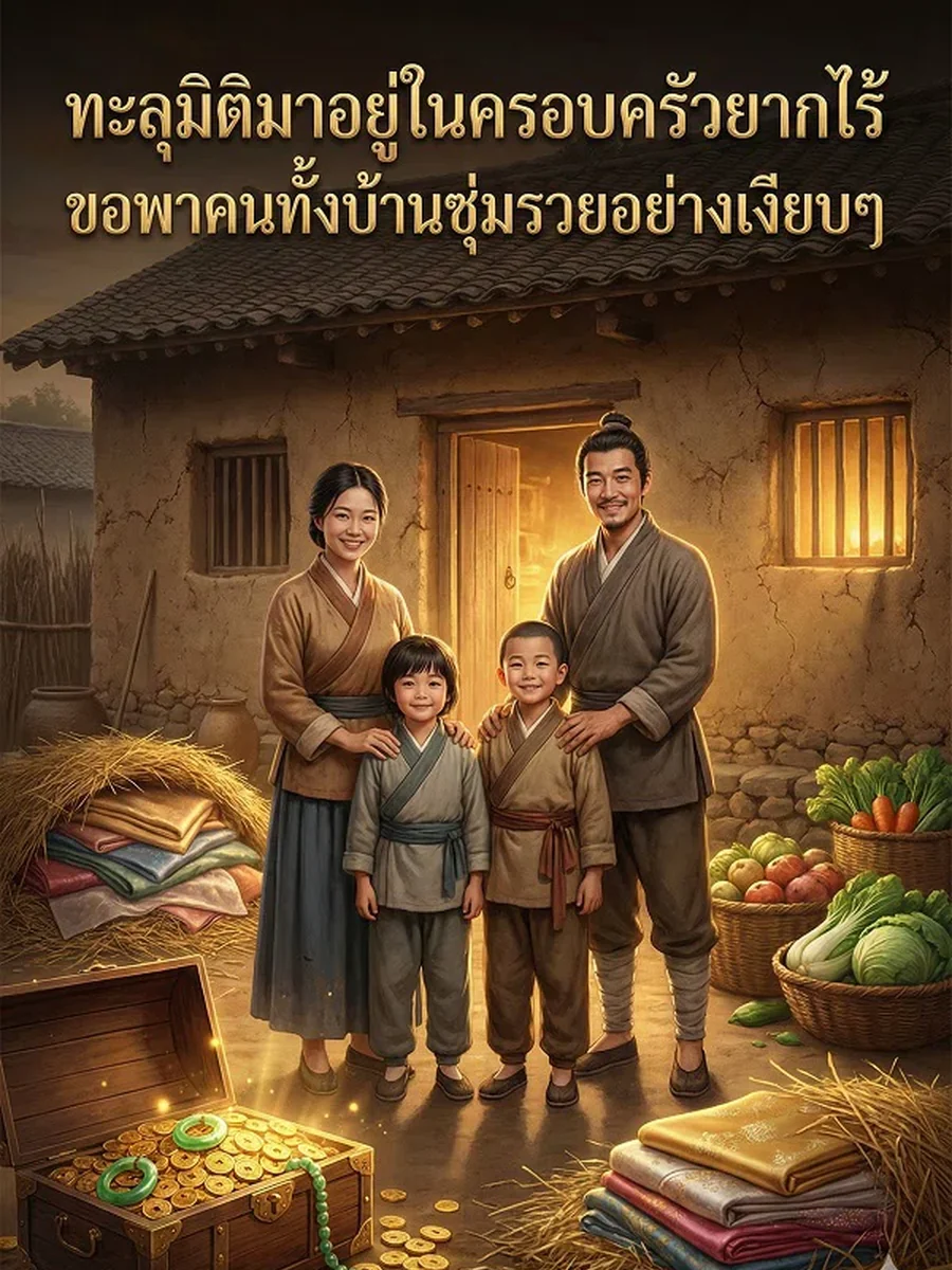 ทะลุมิติมาอยู่ในครอบครัวยากไร้ ขอพาคนทั้งบ้านซุ่มรวยอย่างเงียบๆ