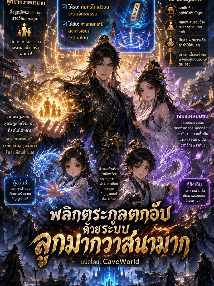 พลิกตระกูลตกอับด้วยระบบลูกมากวาสนามาก