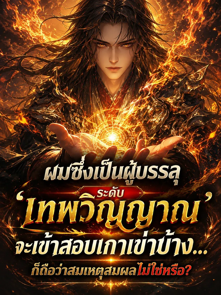 ผมซึ่งเป็นผู้บรรลุระดับ 'เทพวิญญาณ' จะเข้าสอบเกาเข่าบ้าง... ก็ถือว่าสมเหตุสมผลไม่ใช่หรือ?