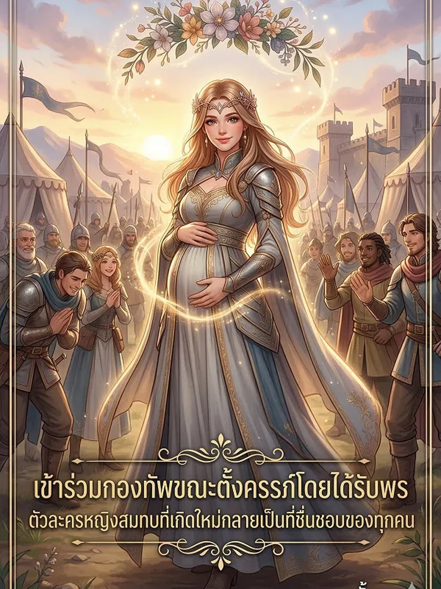 เข้าร่วมกองทัพขณะตั้งครรภ์โดยได้รับพร ตัวละครหญิงสมทบที่เกิดใหม่กลายเป็นที่ชื่นชอบของทุกคน