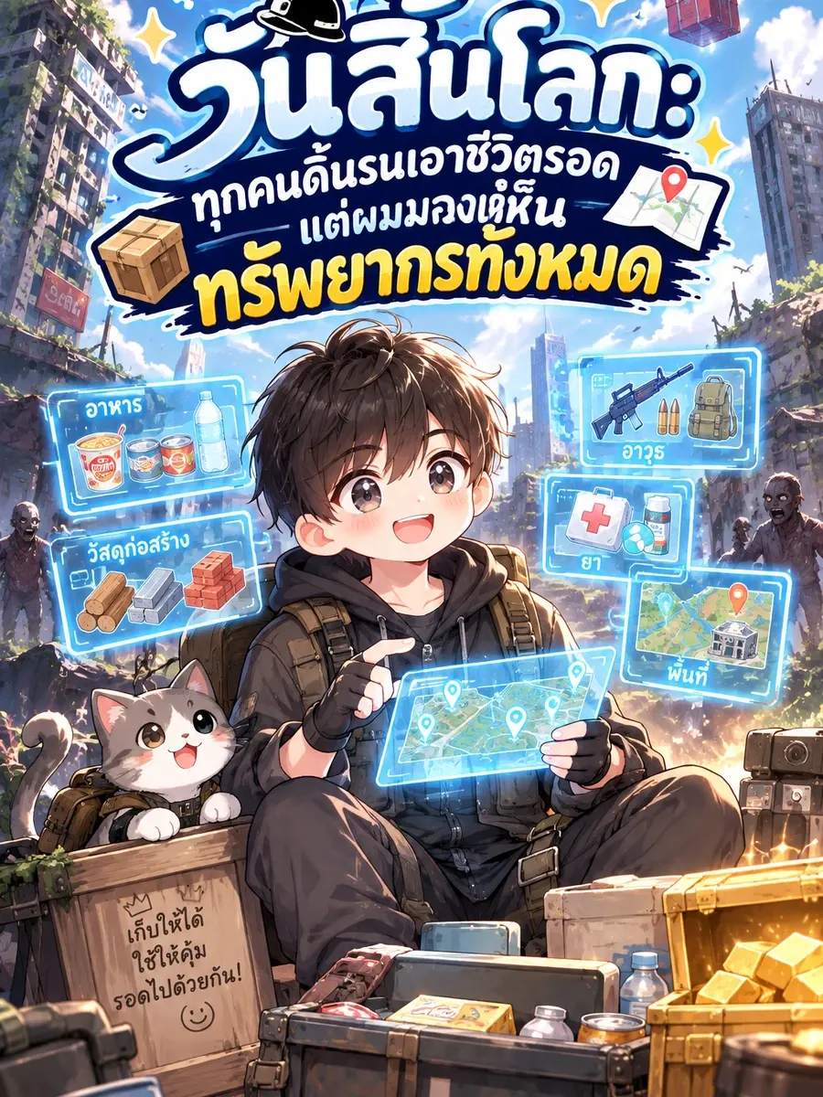 [จบ] วันสิ้นโลก: ทุกคนดิ้นรนเอาชีวิตรอด แต่ผมมองเห็นทรัพยากรทั้งหมด
