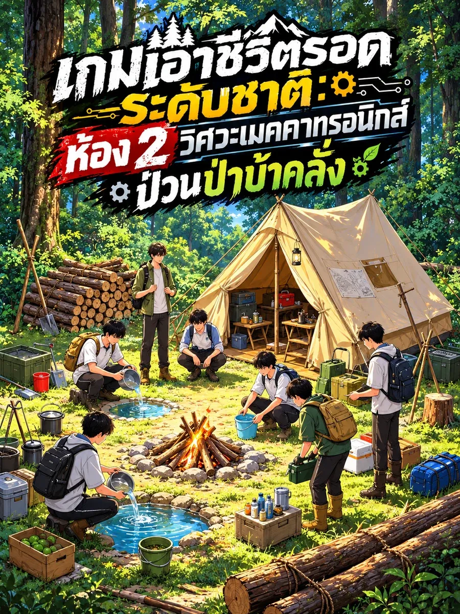 "เกมเอาชีวิตรอดระดับชาติ: ห้อง 2 วิศวะเมคคาทรอนิกส์ป่วนป่าบ้าคลั่ง"