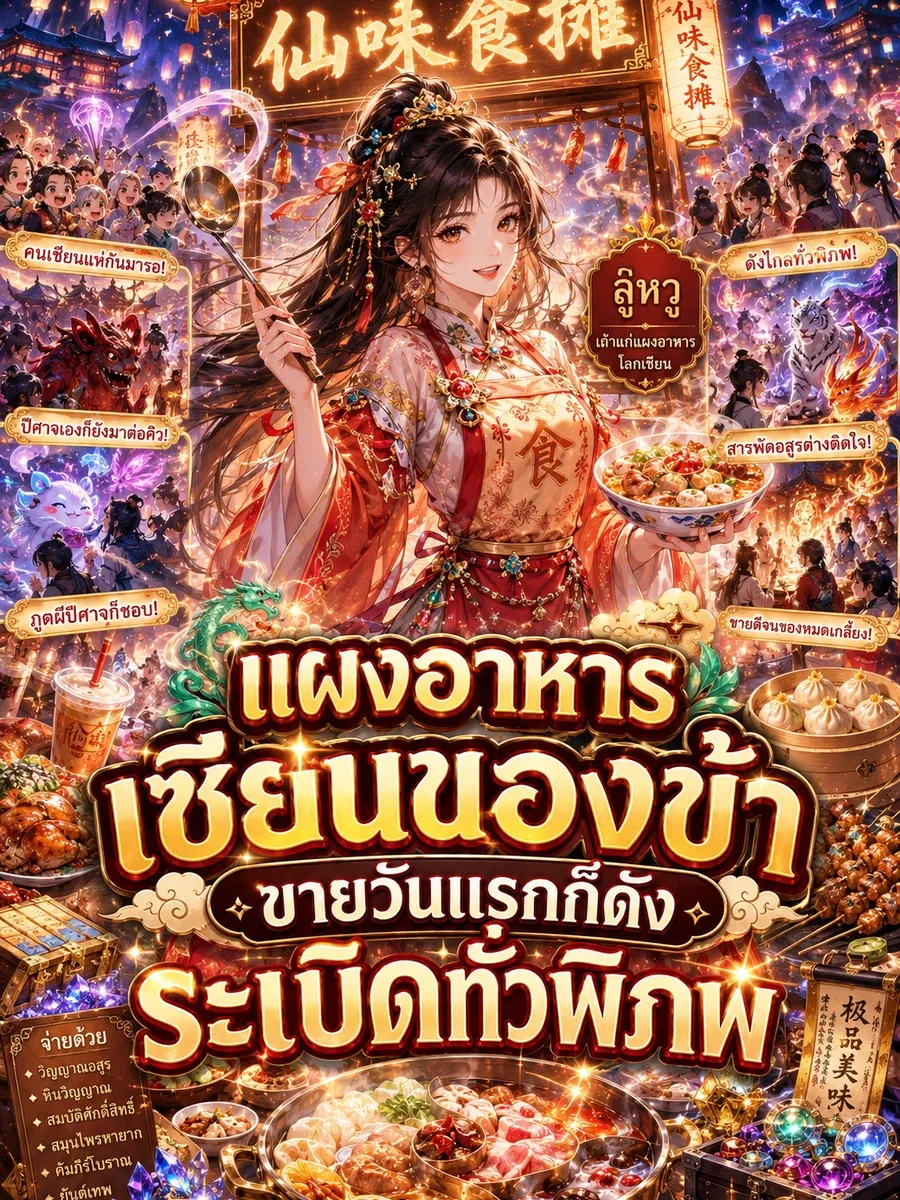 [จบแล้ว]แผงอาหารเซียนของข้า ขายวันแรกก็ดังระเบิดทั่วพิภพ