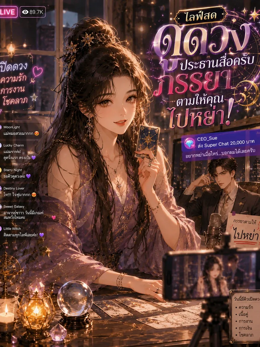 ไลฟ์สดดูดวง:ประธานสือครับ ภรรยาตามให้คุณไปหย่า!