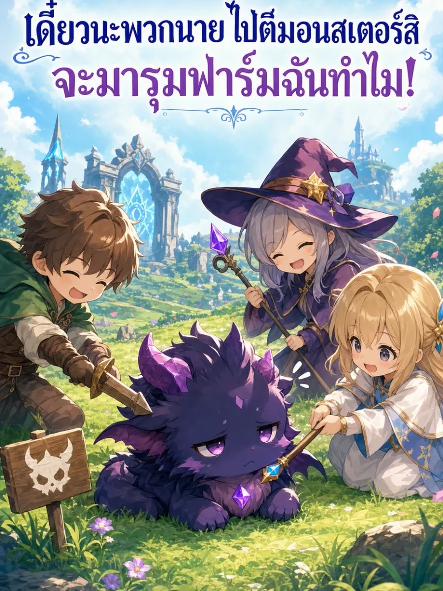 เดี๋ยวนะพวกนาย ไปตีมอนสเตอร์สิ จะมารุมฟาร์มฉันทำไม!