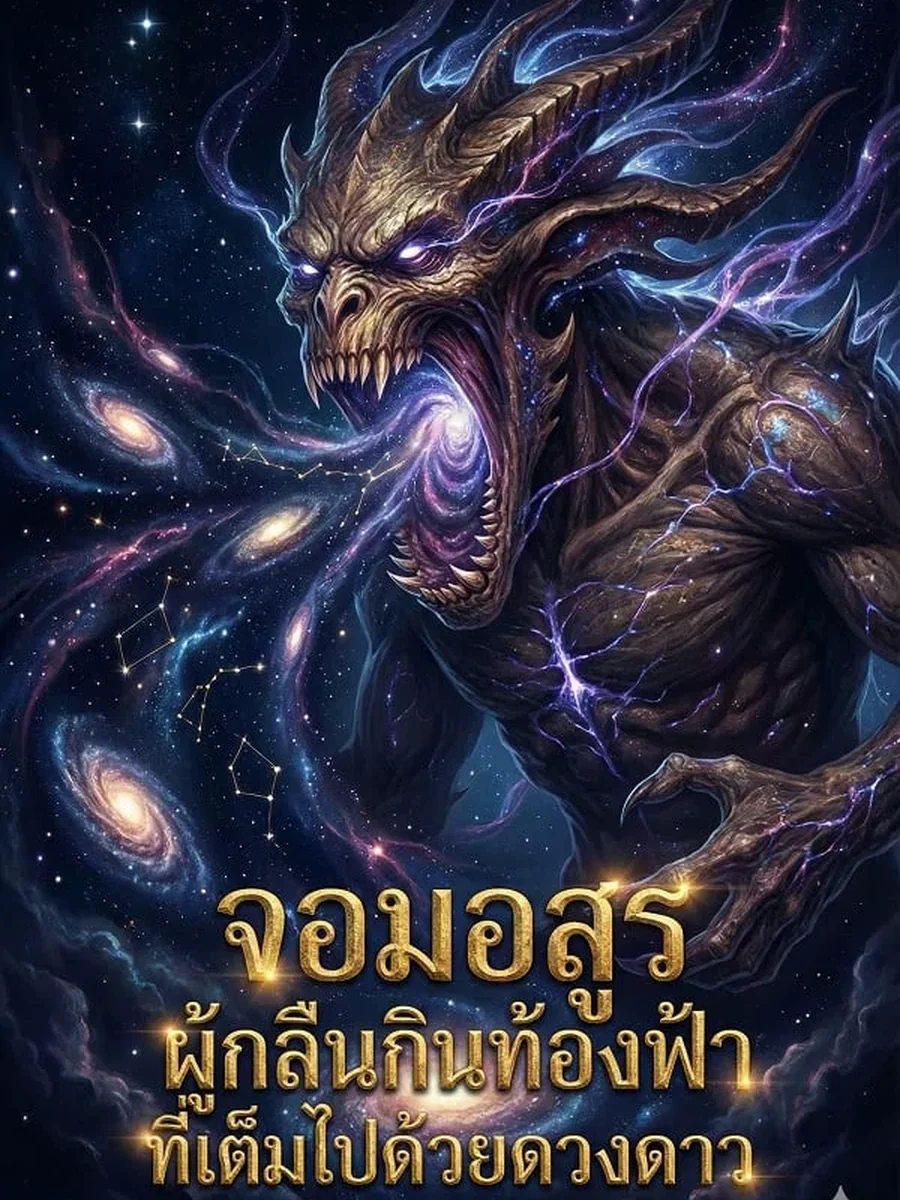 จอมอสูรผู้กลืนกินท้องฟ้าที่เต็มไปด้วยดวงดาว