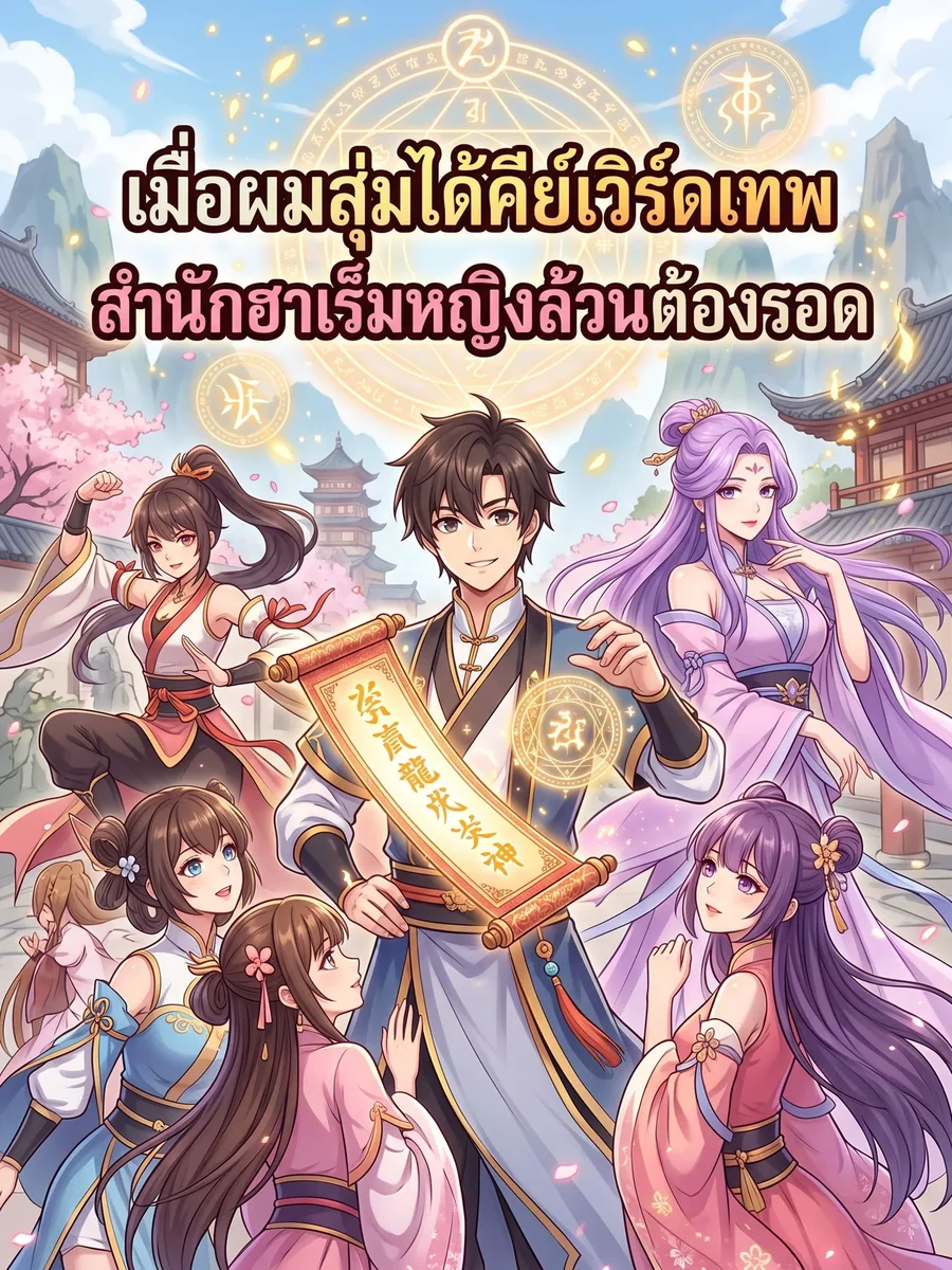 เมื่อผมสุ่มได้คีย์เวิร์ดเทพ สำนักฮาเร็มหญิงล้วนต้องรอด